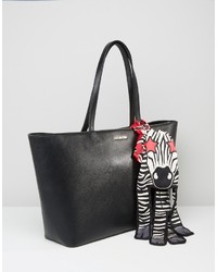 schwarze Shopper Tasche von Love Moschino