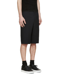 schwarze Shorts aus Seersucker von Givenchy