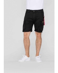 schwarze Shorts von Alpha Industries