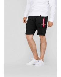 schwarze Shorts von Alpha Industries