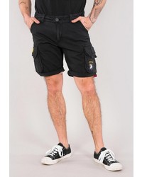 schwarze Shorts von Alpha Industries