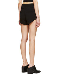 schwarze Shorts von Helmut Lang