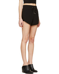 schwarze Shorts von Helmut Lang