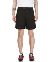 schwarze Shorts von Raf Simons