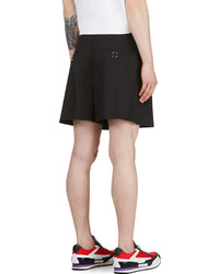 schwarze Shorts von Raf Simons