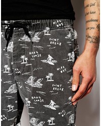 schwarze Shorts von Asos