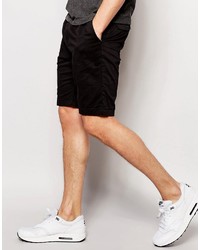 schwarze Shorts von Pull&Bear