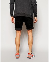 schwarze Shorts von Edwin