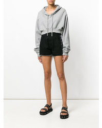 schwarze Shorts von Marcelo Burlon County of Milan