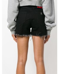 schwarze Shorts von Marcelo Burlon County of Milan