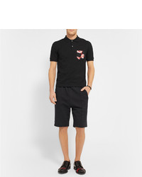 schwarze Shorts von Raf Simons