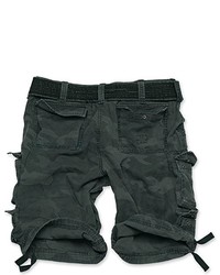 schwarze Shorts von Surplus