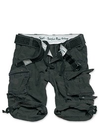 schwarze Shorts von Surplus