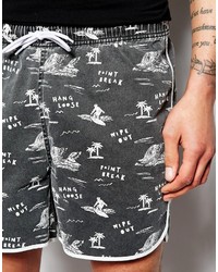 schwarze Shorts von Asos