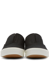 schwarze Slip-On Sneakers aus Jeans von Lemaire