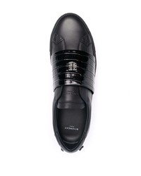 schwarze Slip-On Sneakers aus Leder von Givenchy