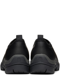 schwarze Slip-On Sneakers aus Leder von A-Cold-Wall*