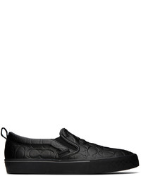 schwarze Slip-On Sneakers aus Leder von Coach 1941