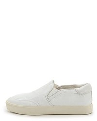 schwarze Slip-On Sneakers aus Leder von Ash