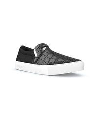 schwarze Slip-On Sneakers aus Leder von Swear