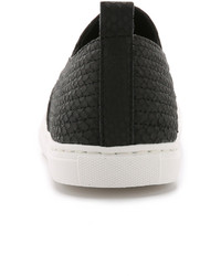 schwarze Slip-On Sneakers aus Leder von Splendid