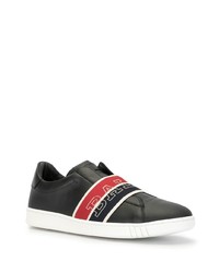 schwarze Slip-On Sneakers aus Leder von Bally