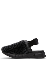 schwarze Slip-On Sneakers aus Segeltuch von Givenchy