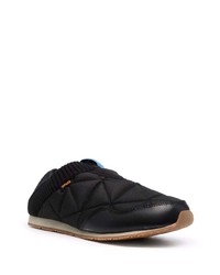 schwarze Slip-On Sneakers aus Segeltuch von Teva
