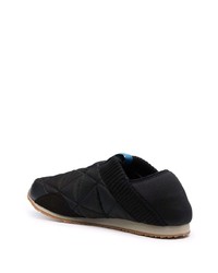 schwarze Slip-On Sneakers aus Segeltuch von Teva