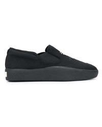 schwarze Slip-On Sneakers aus Segeltuch von Y-3