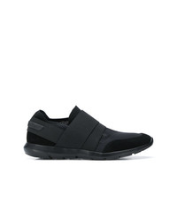 schwarze Slip-On Sneakers aus Wildleder von Calvin Klein 205W39nyc