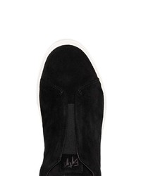 schwarze Slip-On Sneakers aus Wildleder von Eytys