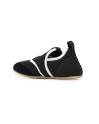 schwarze Slip-On Sneakers aus Wildleder von Isabel Marant