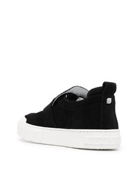 schwarze Slip-On Sneakers aus Wildleder von Pierre Hardy