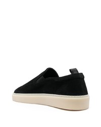 schwarze Slip-On Sneakers aus Wildleder von Officine Creative