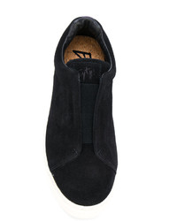 schwarze Slip-On Sneakers aus Wildleder von Eytys