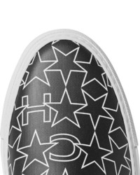 schwarze Slip-On Sneakers mit Reliefmuster von Givenchy