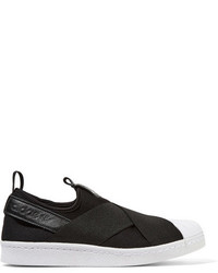 schwarze Slip-On Sneakers von adidas