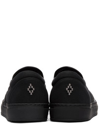 schwarze Slip-On Sneakers von Marcelo Burlon County of Milan