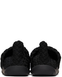 schwarze Slip-On Sneakers von Bottega Veneta