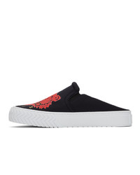 schwarze Slip-On Sneakers von Kenzo