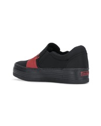 schwarze Slip-On Sneakers von Calvin Klein Jeans