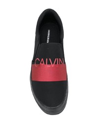 schwarze Slip-On Sneakers von Calvin Klein Jeans