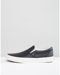 schwarze Slip-On Sneakers von Vans