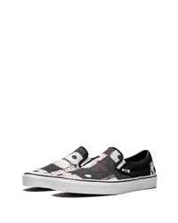 schwarze Slip-On Sneakers von Vans