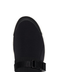 schwarze Slip-On Sneakers von Prada