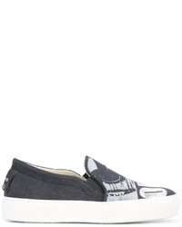 schwarze Slip-On Sneakers von Joshua Sanders