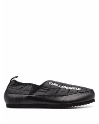 schwarze Slip-On Sneakers von Karl Lagerfeld