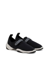 schwarze Slip-On Sneakers von Giuseppe Zanotti