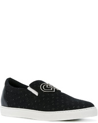 schwarze Slip-On Sneakers von DSQUARED2